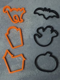 Unbranded Gruesome Horror - 6 Piece Pastry Cutter Set