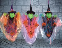 Unbranded Gruesome Horror - 84cm Hanging Decorative Witch