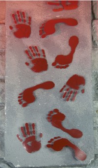 Unbranded Gruesome Horror - Bloody Prints