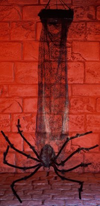 Unbranded Gruesome Horror - Deluxe Dropping Spider 1.47m