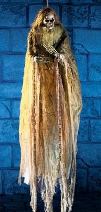 Unbranded Gruesome Horror - Hanging Grim Reaper Skeleton