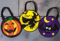 Unbranded Gruesome Horror - Round Trick or Treat Bag