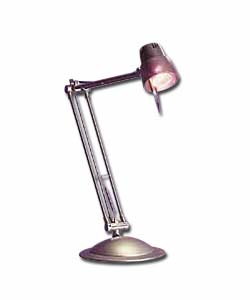 GU10 Desk Lamp - Silver Finish