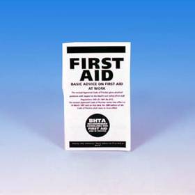 Guidance on First Aid Leaflet w/o contents list