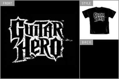 Unbranded Guitar Hero (Distressed Logo) T-shirt