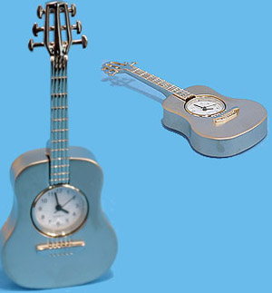 Unbranded Guitar Mini Clock
