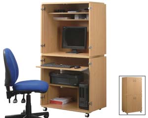 Unbranded Gullion tall mobile PC cabinet