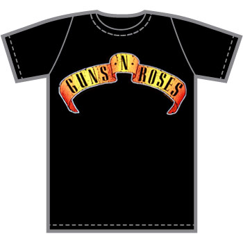 Guns N Roses - Distressed Logo T-Shirt