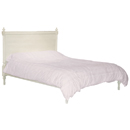 Gustavian cream painted double bed furniture