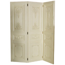 Gustavian cream painted screen furniture