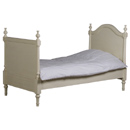 Gustavian cream painted single bed furniture