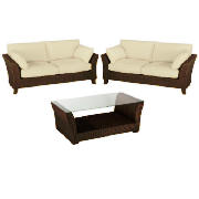 Unbranded Guyana Dark Rattan Conservatory package with