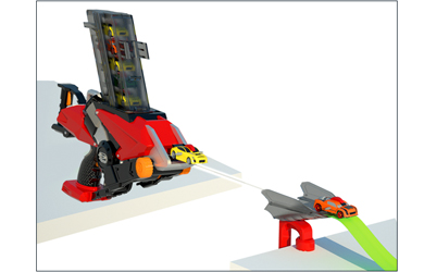 Unbranded GX Racers Mega Launcher Track Set