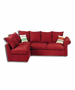 Hailey Metal Action Terracotta Sofabed Corner Group