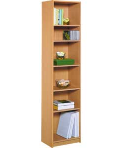 Unbranded Half Width Tall Extra Deep Pine Effect Bookcase