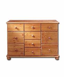 Hampshire Multi Drawer Chest - Fully Assembled