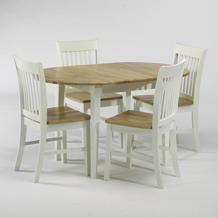 Unbranded Hampshire Painted White Dining Set (4 Chairs)