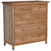 Unbranded Hampstead 5 Drawer Chest Oak