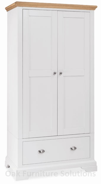 Unbranded Hampstead Two Tone Double Wardrobe