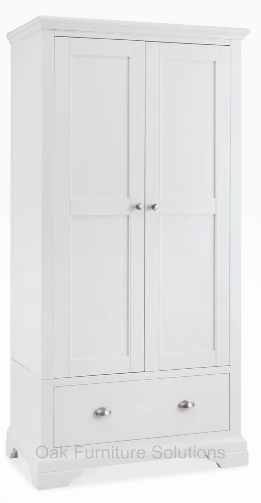 Unbranded Hampstead White Double Wardrobe
