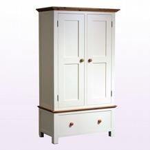 Hampton White Wardrobe Gents DISC