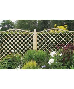 Unbranded Hanbury Fencing - 3 Panels and 4 Posts