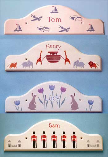 Celebrating unique British craftsmanship, these individual name plaques are a real find. Personalise