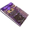 Unbranded Handmade Beaded Fabric Album - Lilac
