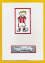 Handmade Card (Footballer)