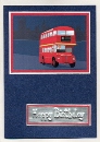 Handmade Card (London Bus)