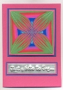 Handmade Card (Pink Pattern)