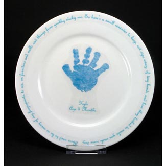 Handprint/Poem Plate