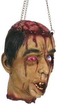Unbranded Hanging Dead Head w Brain n Chain