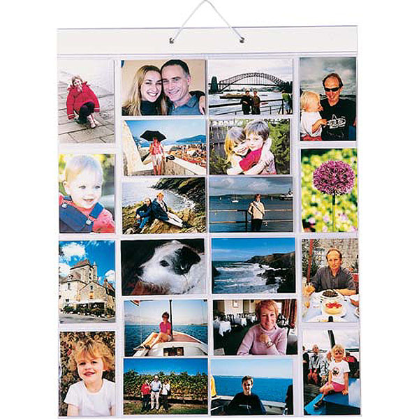 Unbranded Hanging Photo Gallery - Picture Pockets Large