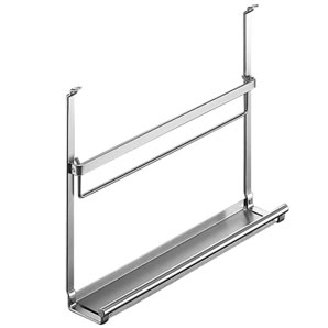 Hanging Rail and 6 Hooks- Nickel