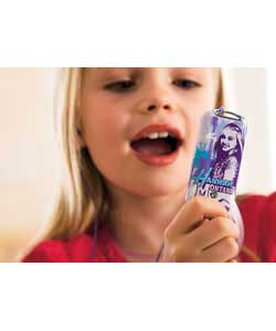 Hannah Montana 1MB MP3 player with built in memory. Plays WMA and MP3 audio files and includes SD/MM