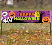Happy Halloween Lawn Banner