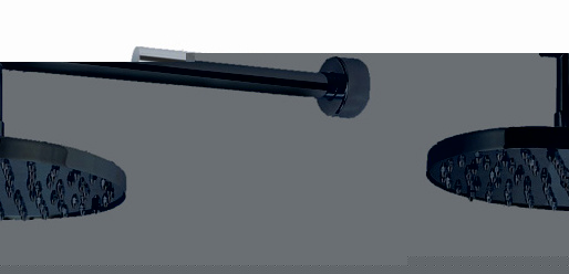 Hara 10 Inch Shower Head with Arm