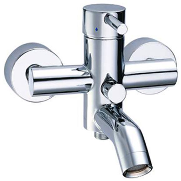 Hara Solid Brass Single Lever Bath Shower Mixer Low Pressure Bathroom