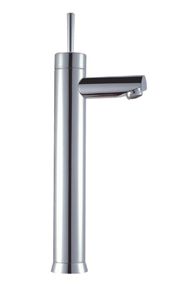 Solid brass chrome plated tall basin mixer. Suitab