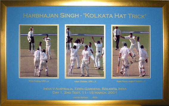 HARBHAJAN SINGH SIGNED LIMITED EDITION KOLKATA