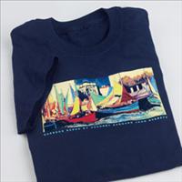 Unbranded Harbour Scene T-Shirt