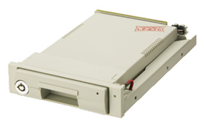 This drive caddy allows you to create a removable hard drive using notebook style 2½