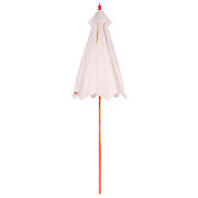 Unbranded Hardwood 2M Parasol Linen