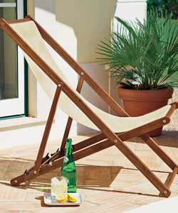 Unbranded Hardwood Deck Chair