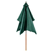 Unbranded Hardwood Rectangular Parasol 3X2 Green