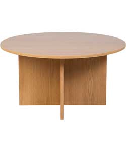 Unbranded Harley Round Coffee Table - Oak Effect