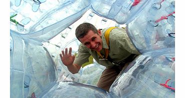 Grab your favourite fearless friend and gozorbing in London. With justthree feet of air between you and the ground you and a friend will have a totally exhilarating ride down a hill!Youll beharnessed into a 12 footZorb before letting gravity tak