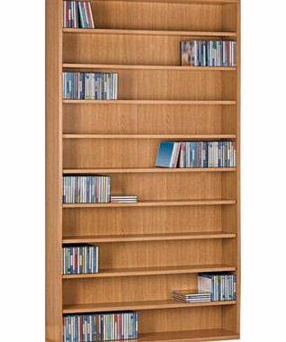 The Harrogate media storage unit offers plenty of space to display and store all your CDs and DVDs. It would look great in any room in the house and keeps you multimedia together in one place. Size H160. W86. D20cm. Stores up to 324 DVDs or 760 CDs. 