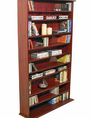 Unbranded Harrogate Mahogany CD. DVD and Blu-ray Shelving